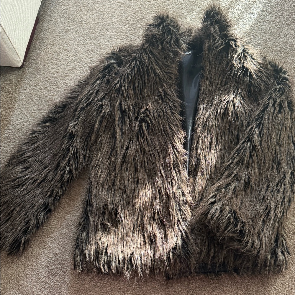 Vintage Faux Fur Shag Jacket from Parisian Market